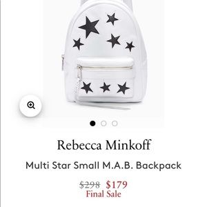 Authentic Rebecca Minkoff Multi Star backpack